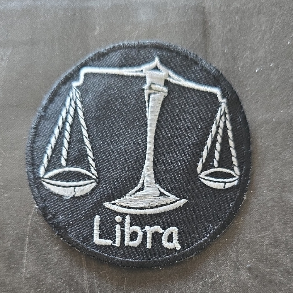 Libra Embroidered Patch 3"